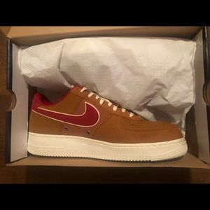 Nike Air Force 1 Low '07 LV8 Tawny/Gym Red AF1